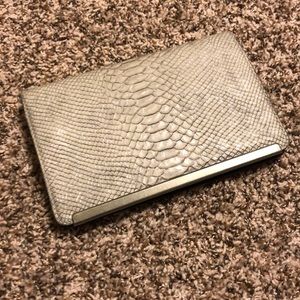 Madewell Snakeskin Clutch